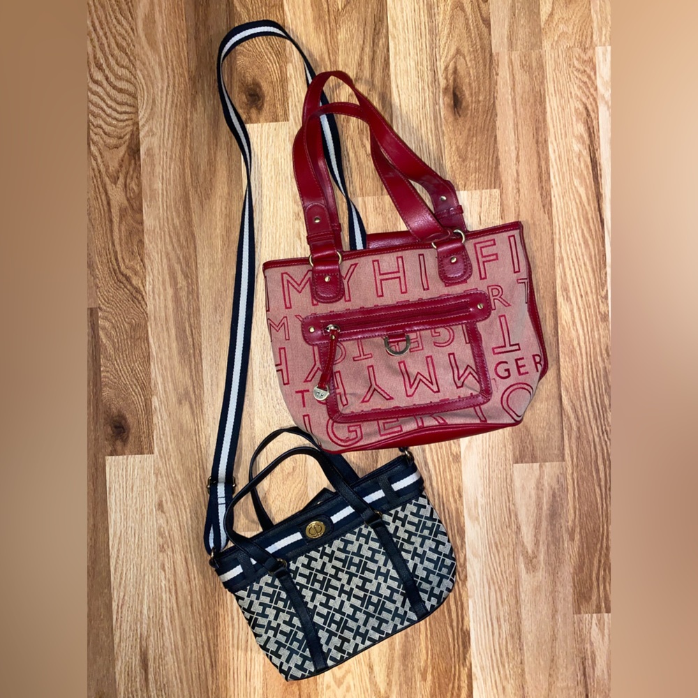 2 Tommy Hilfiger Vintage Handbag Purses